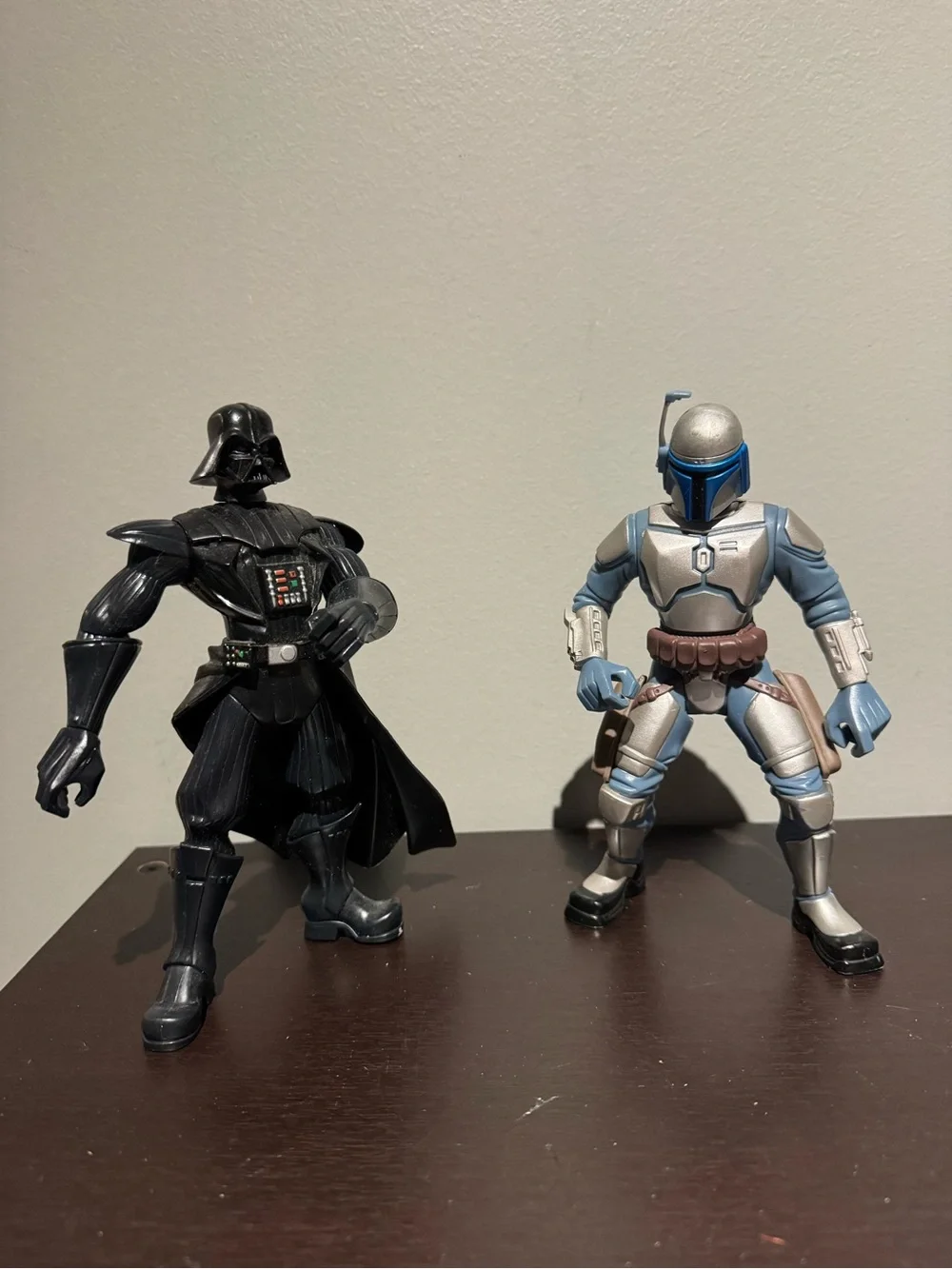 2005 Star Wars Battlers Jango Fett & Darth Vaders Figs Only No Weapons
